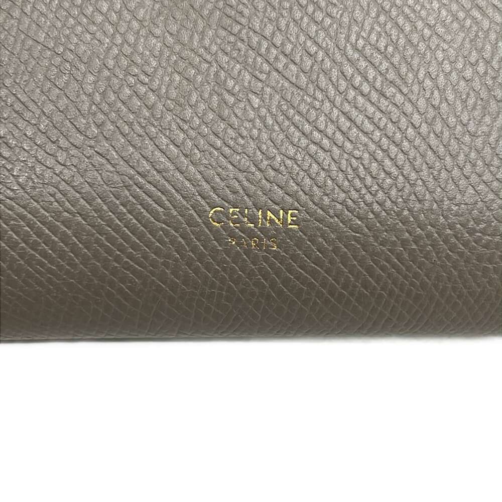 Celine Small Strap Wallet Bifold Wallet Gray Light Blue - Picture 7 of 9